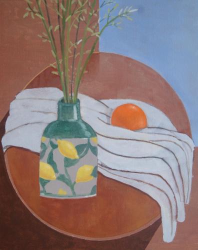 Orange & Lemon Vase. 2023.