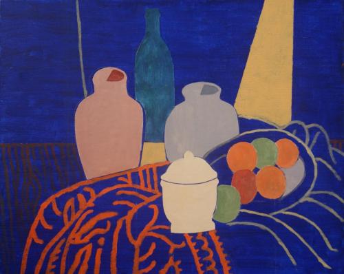 Vases & Fruit (IV). 2022. SOLD