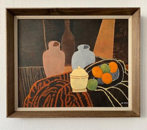 Vases & Fruit. 2022 . SOLD 