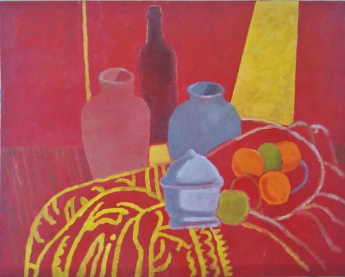  Vases & Fruit (III). 2022. SOLD