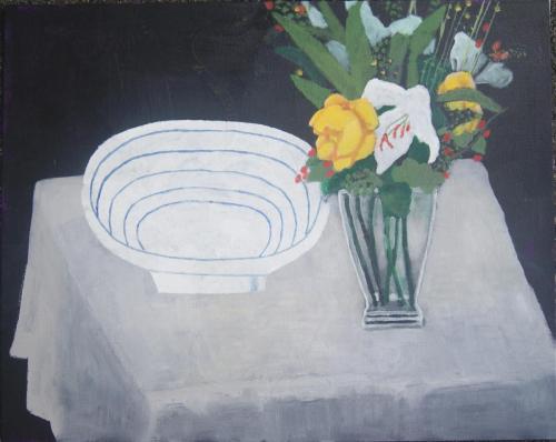 White Bowl & Flowers. 2022. SOLD